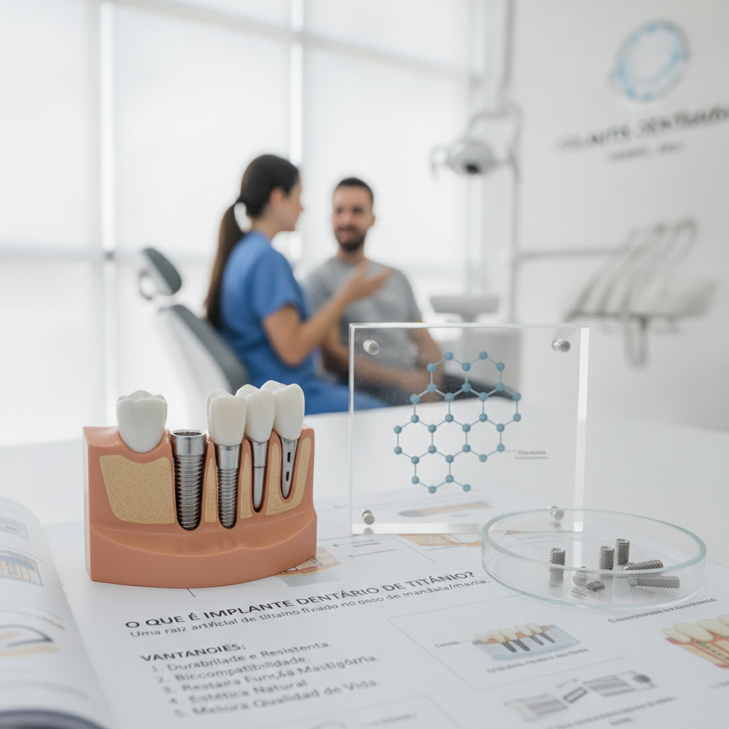 Implante Dentário de Titânio em Viamão: O Que É e Vantagens