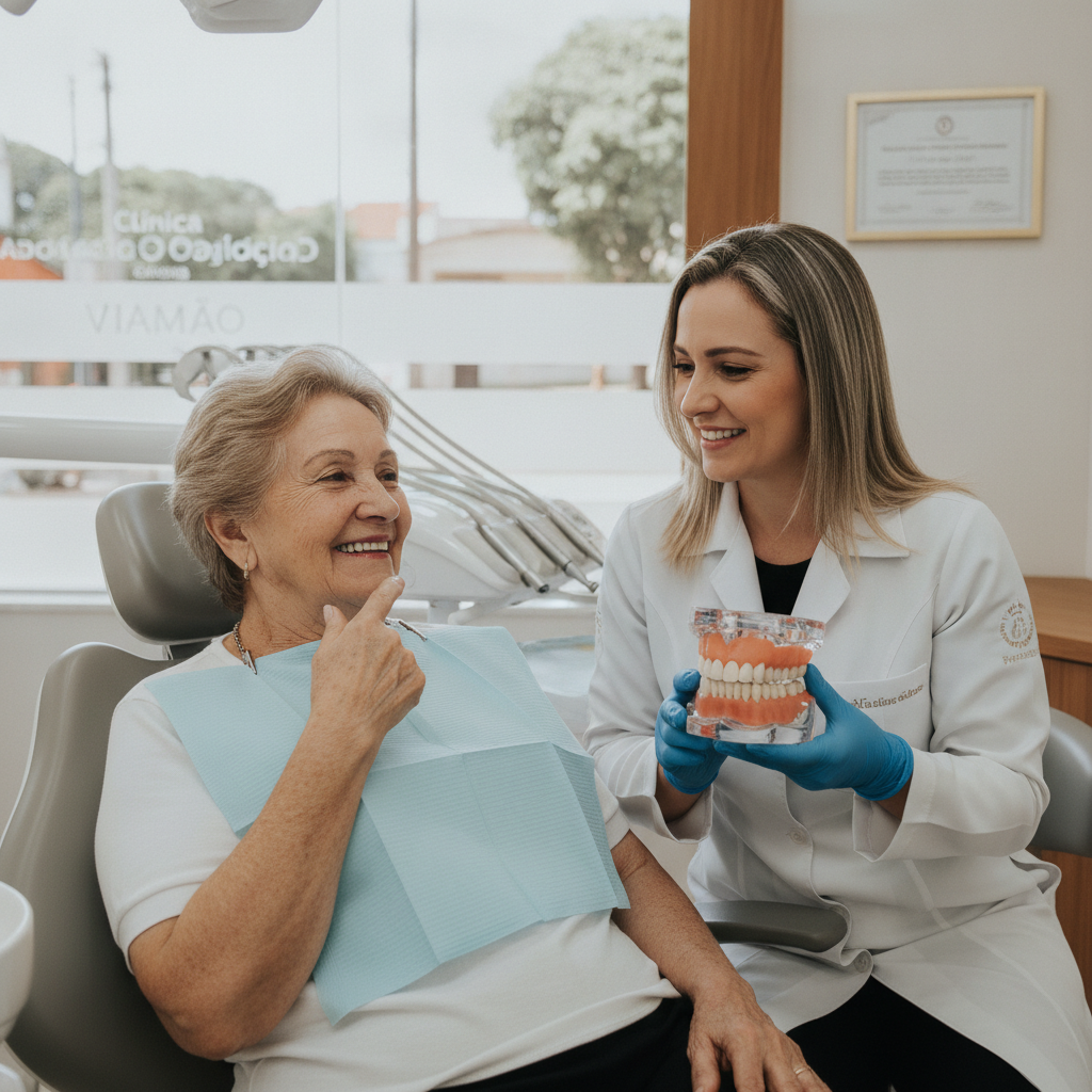 Implante Dentário para Idosos: Seguro e Disponível em Viamão