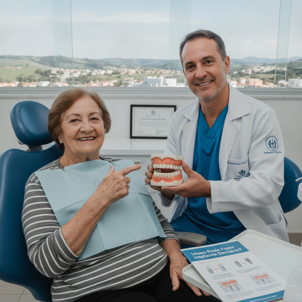 Implante Dentário para Idosos: Seguro e Disponível em Viamão
