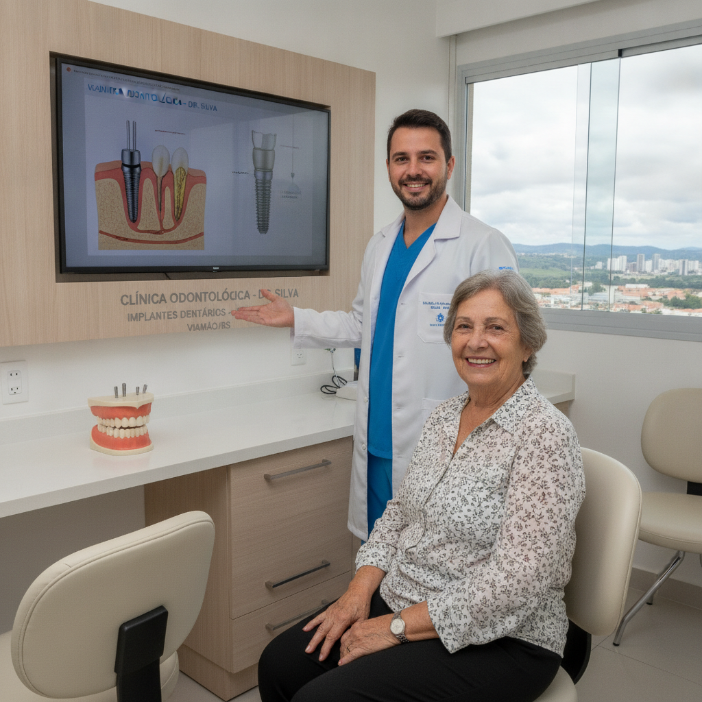 Implante Dentário para Idosos: Seguro em Viamão?