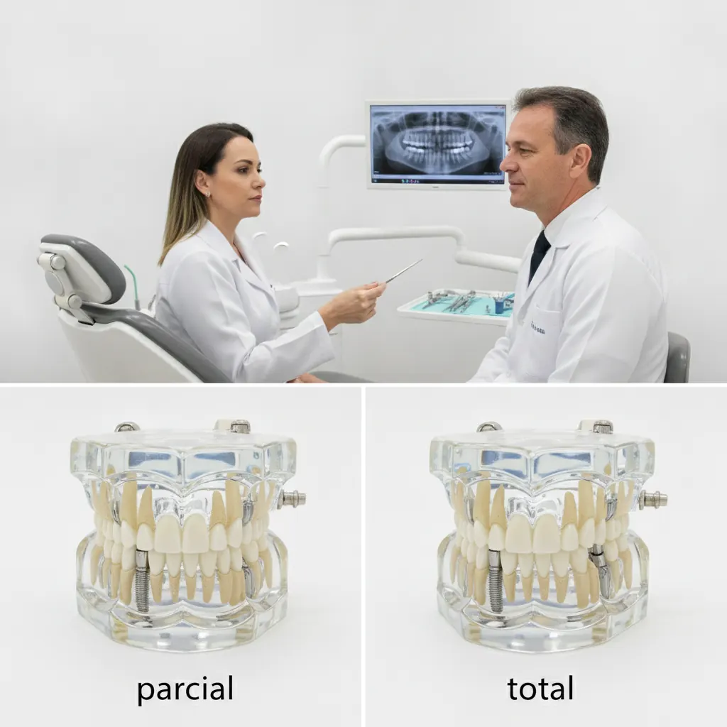 Implante Dentário Parcial ou Total: Qual Indicar em Viamão?
