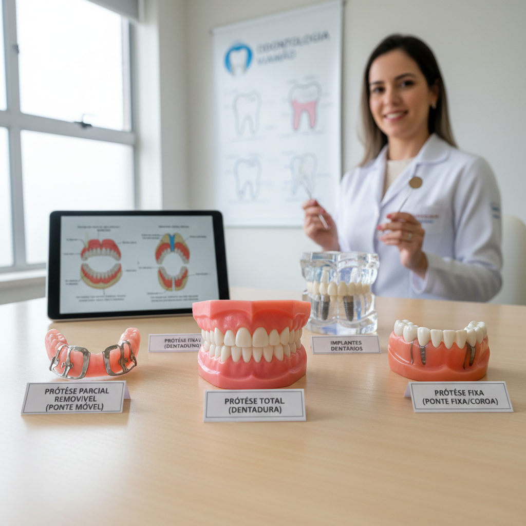 O Que São Próteses Dentárias: Tipos e Indicações em Viamão